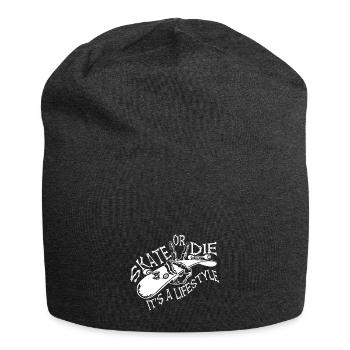 skate or die Skateboard Fans - Jersey-Beanie - Anthrazit - Vorne
