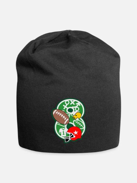 Fußball 8. Geburtstagsparty Nummer 8 - 8 Jahre - Jersey-Beanie - Schwarz