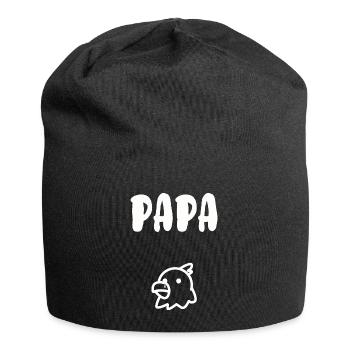 Papa poule - Bonnet en jersey - noir - Devant