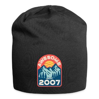 Génial depuis 2007 - Bonnet en jersey - noir - Devant