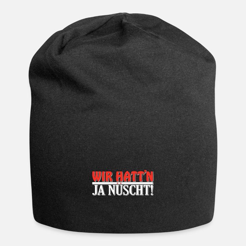 Ossi - Jersey-Beanie - Schwarz