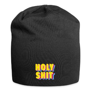 Holy Shit - - Jersey-Beanie - Schwarz - Vorne