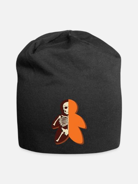 Character Pöppel Skeleton Orange - Jersey Beanie - black