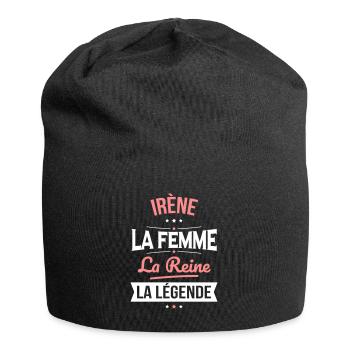 Irène - La Femme - La Reine - La Légende - Bonnet en jersey - noir - Devant