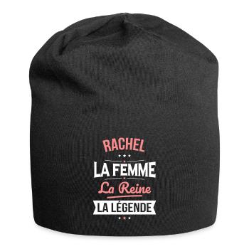 Rachel - La Femme - La Reine - La Légende - Bonnet en jersey - noir - Devant