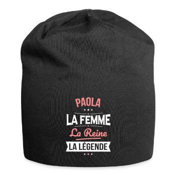Paola - La Femme - La Reine - La Légende - Bonnet en jersey - noir - Devant