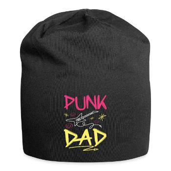 Dad Punk Rock - Jersey Beanie - black - Front