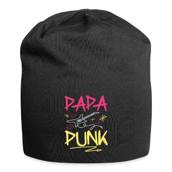 Papa Punk Rock - Bonnet en jersey - noir - Devant