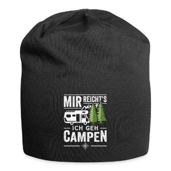Mir Reichts Ich Geh Campen Wohnmobil Camping - Jersey-Beanie - Schwarz - Vorne