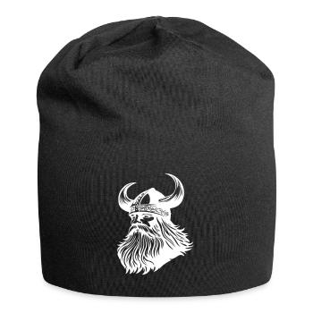Viking Warrior Odin - Jersey Beanie - black - Front