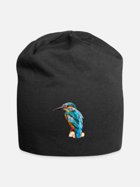 kingfisher - Jersey Beanie - black