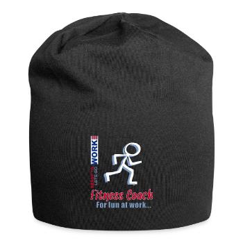 Entraîneur - Fitness Coach Lâche prise - Bonnet en jersey - noir - Devant