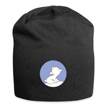 Baby Polar Bear - Jersey-Beanie - Schwarz - Vorne