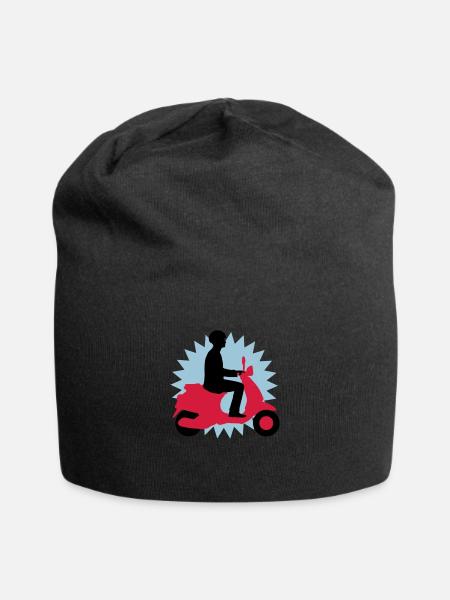 vespa_3c - Jersey-Beanie - Schwarz