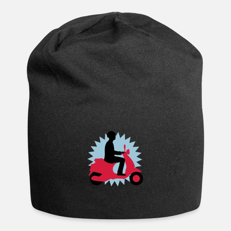 vespa_3c - Jersey-Beanie - Schwarz