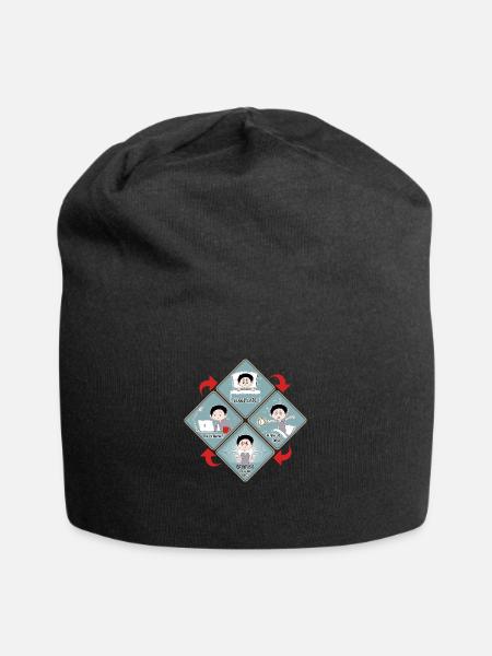 THE INTERNET - just a normal day - RAHMENLOS Gift - Jersey-Beanie - Schwarz