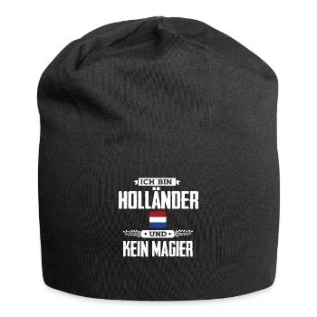 Ich bin Holländer - Jersey-Beanie - Schwarz - Vorne