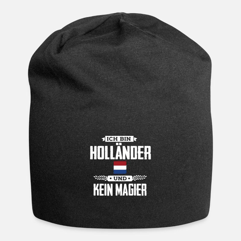 Ich bin Holländer - Jersey-Beanie - Schwarz