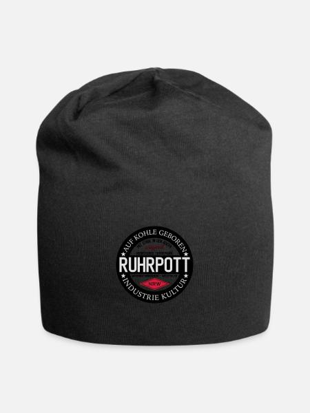 Logo Ruhrpott - Jersey-Beanie - Schwarz