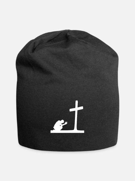 Christentum Collection - Jersey-Beanie - Schwarz