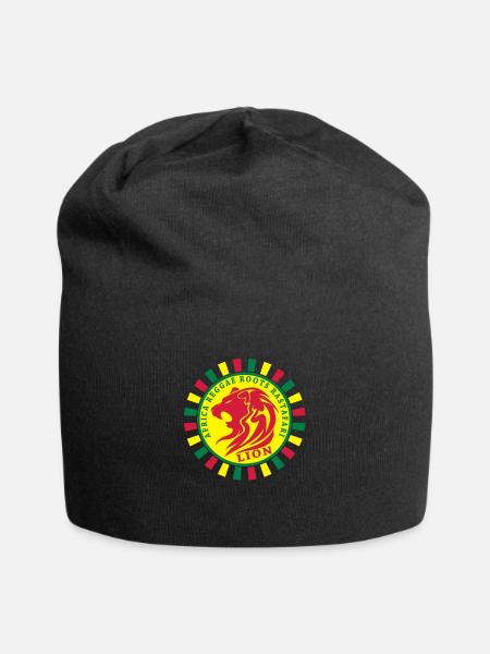 africa reggae roots rastafari - Bonnet en jersey - noir