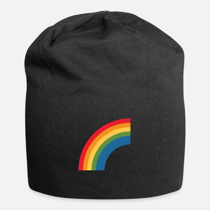 rainbow lbgt - Jersey-Beanie - Schwarz