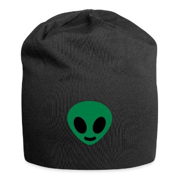 Alien head - Jersey Beanie - black - Front