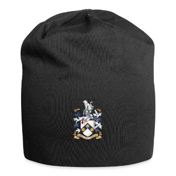 James Bonds Mantel-of-arms "Die Welt ist nicht - Jersey-Beanie - Schwarz - Vorne