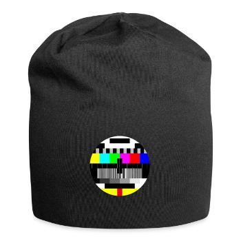 mire couleur - color test card - Bonnet en jersey - noir - Devant