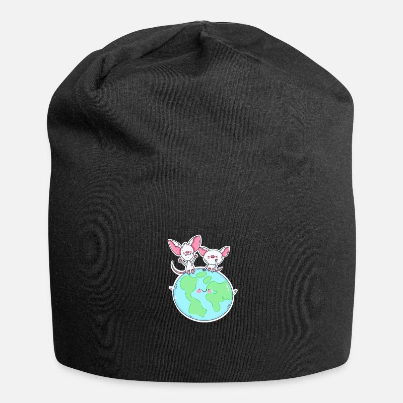 Erobern wir die Welt! - Jersey-Beanie - Schwarz