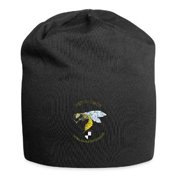 hornetbig - Jersey-Beanie - Schwarz - Vorne