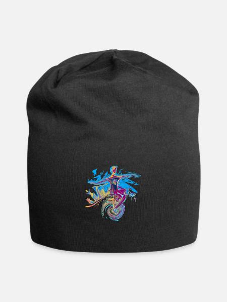 unicycle - Jersey Beanie - black