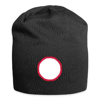 cercle rouge cercle contour contour contour contour - Bonnet en jersey - noir - Devant