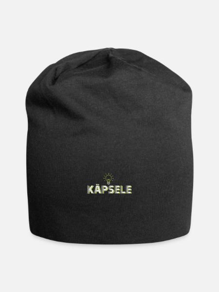 Käpsele Schwabe schwäbisch schwäbisches Geschenk - Jersey-Beanie - Schwarz