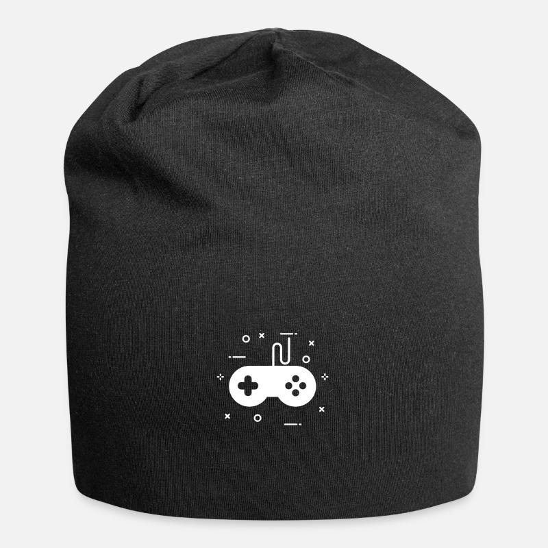 Gaming - Jersey-Beanie - Schwarz