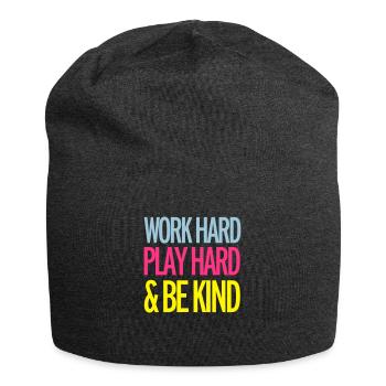 Work Hard - Jersey-Beanie - Anthrazit - Vorne