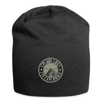 Go hiking | Hiker T-Shirts Mountains Gifts - Jersey Beanie - black - Front