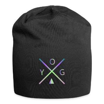 yoga - Jersey-Beanie - Schwarz - Vorne