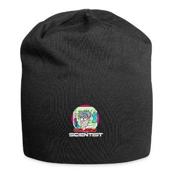 Crazy Scientist - Jersey-Beanie - Schwarz - Vorne