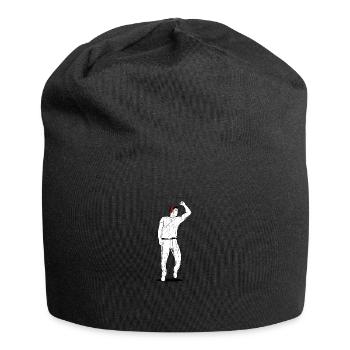 Dance Move Silhouette Tänzer - Jersey-Beanie - Schwarz - Vorne