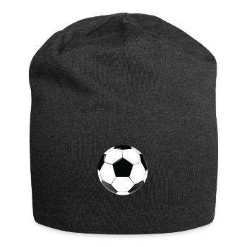 ballon de football - Bonnet en jersey - charbon - Devant