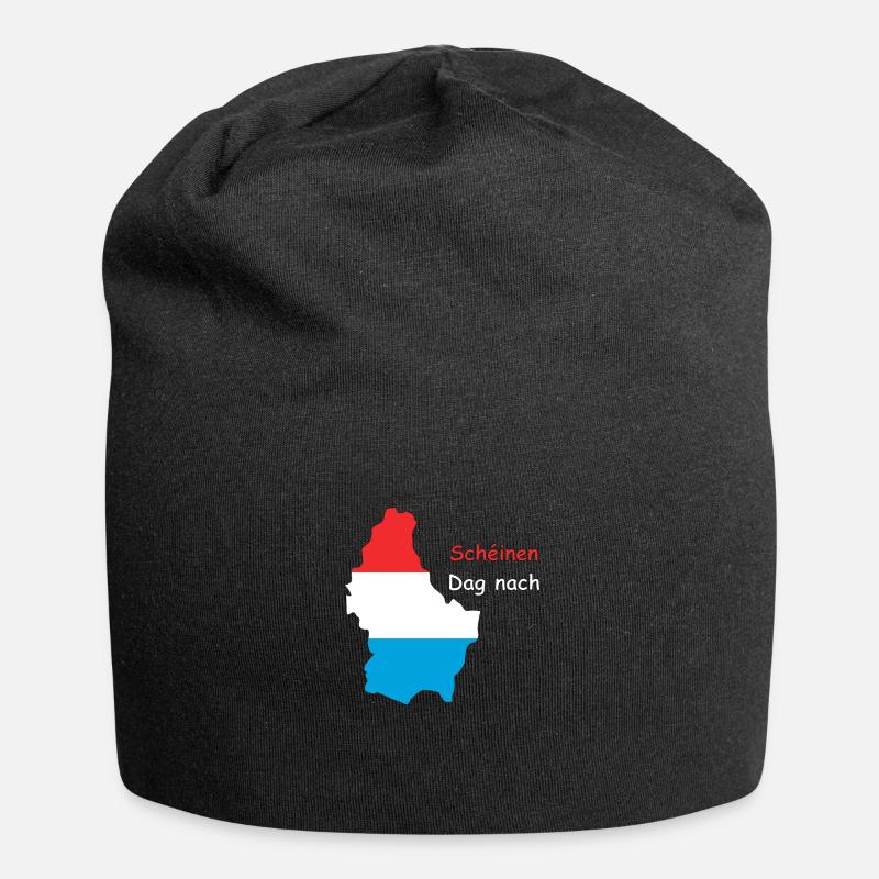 Luxembourg - Jersey Beanie - black