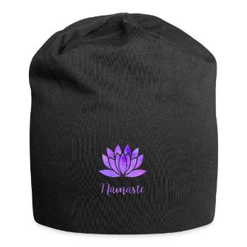 Namaste - Jersey-Beanie - Schwarz - Vorne