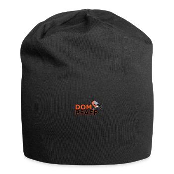 Gemalter Dompfaff Vogel Tier Design Illustration - Jersey-Beanie - Schwarz - Vorne