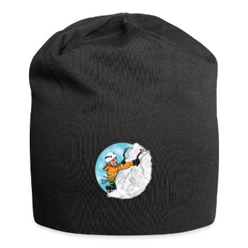 Alpiniste - Ice Climber - T-shirt d'escalade - Bonnet en jersey - noir - Devant