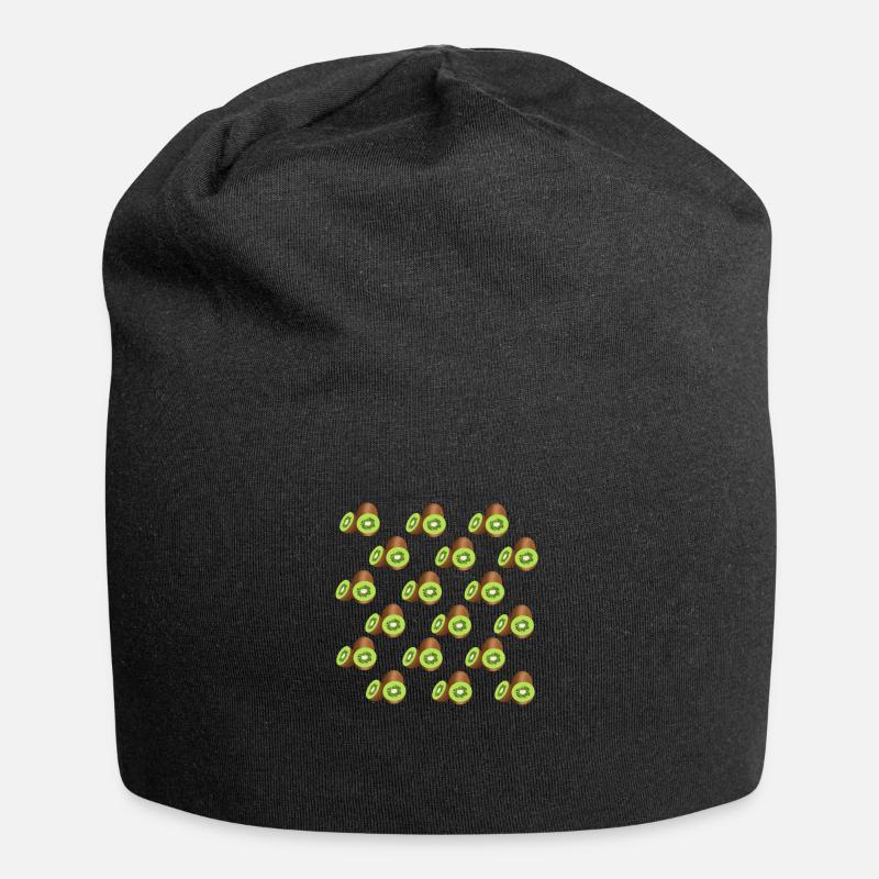 kiwi - Jersey-Beanie - Schwarz