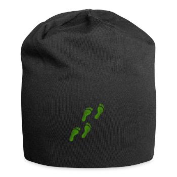 Green steps - Jersey Beanie - black - Front