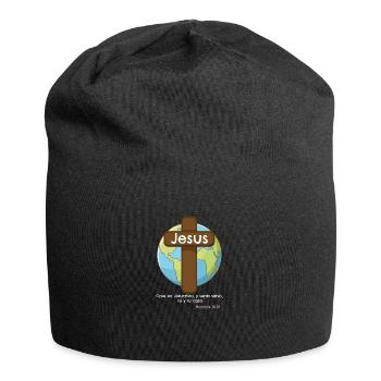 Hechos 16 Jesus Salva Apostol Pablo - Jersey-Beanie - Schwarz - Vorne