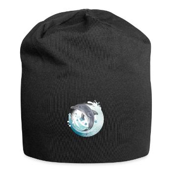 Tauch Dive Dolphin - Delfin - Bonnet en jersey - noir - Devant