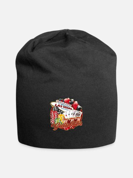 Las Vegas Gambler - Bonnet en jersey - noir